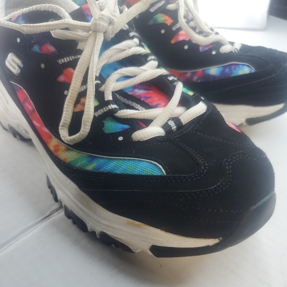 Skechers Shoes - Skechers Womens D Lites Summer Fiesta 149015W Black Running Shoes Size US 11